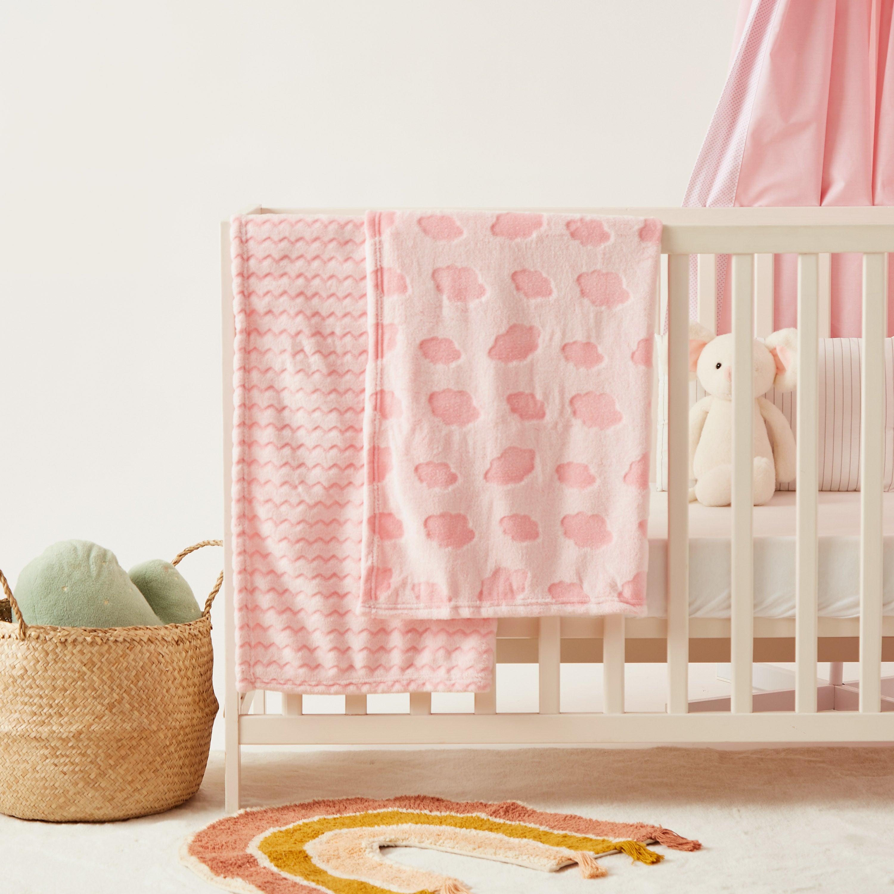 Juniors Coral Fleece Blanket - Set of 2 - HomeBabyNurseryBlankets &amp; SwaddlesBlankets &amp; Quilts