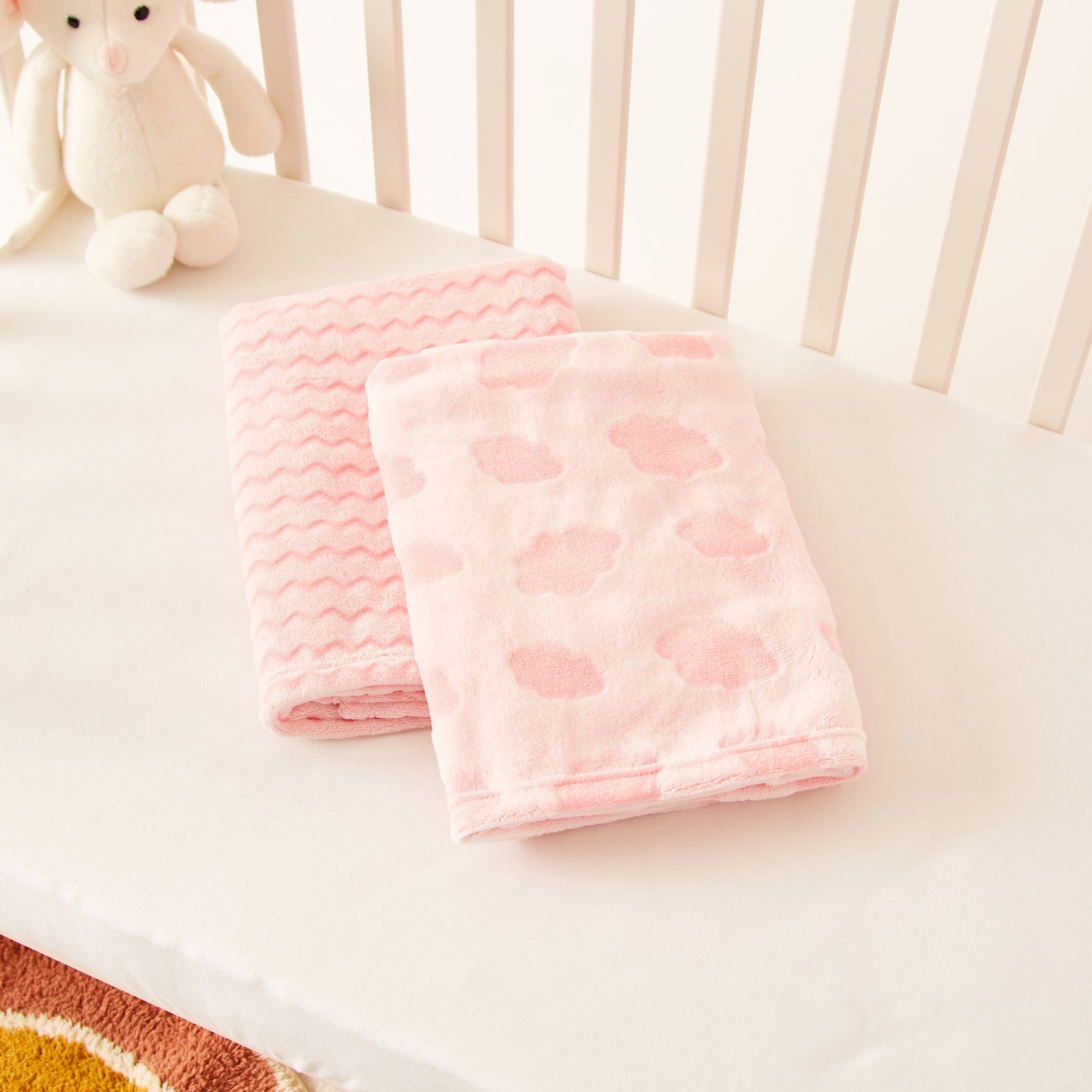 Juniors Coral Fleece Blanket - Set of 2