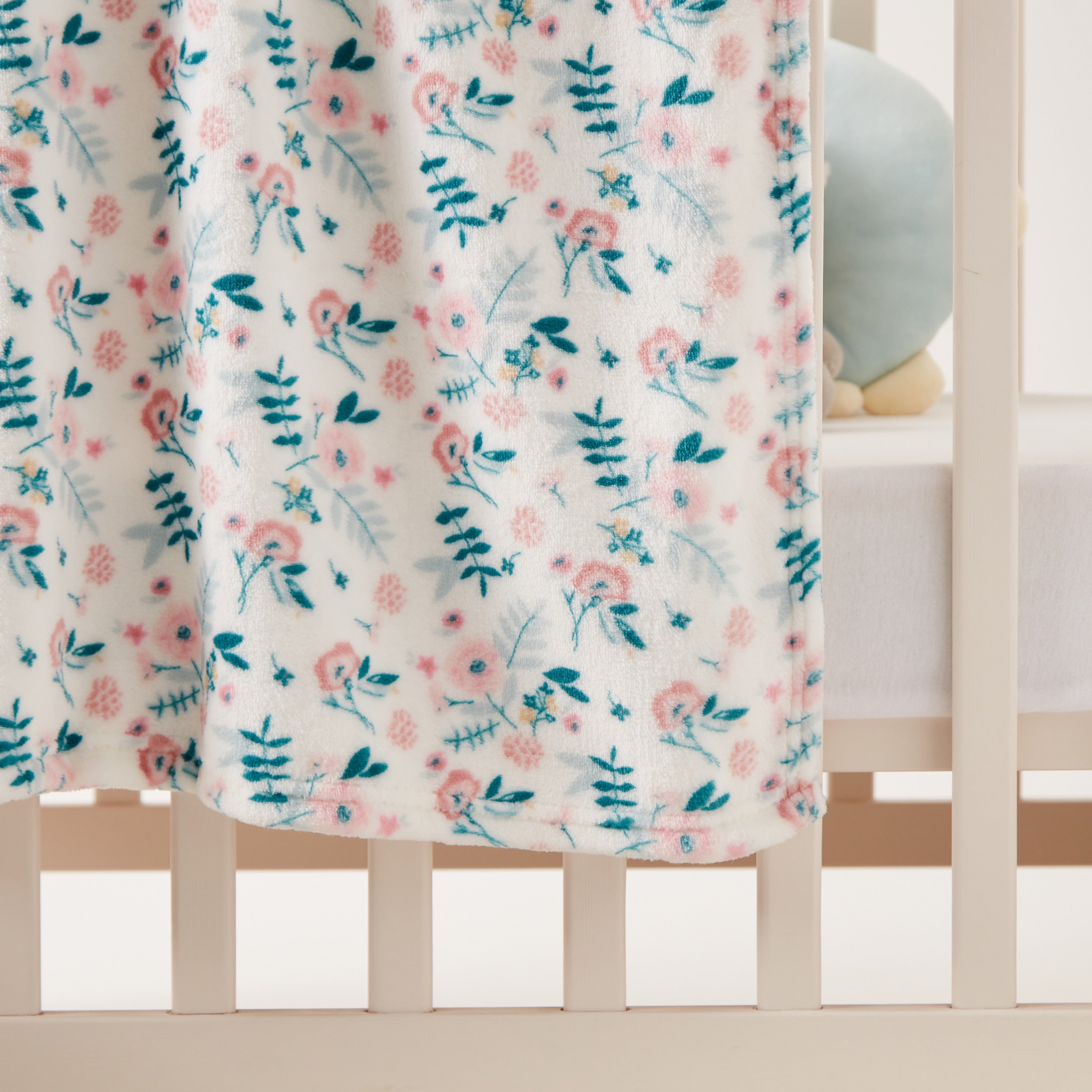 Juniors Floral Print Fleece Blanket - 75x100 cms