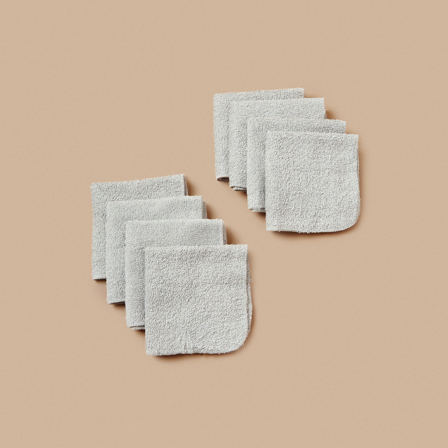 Juniors Solid Washcloth - Set of 8 - HomeBabyBath &amp; CareTowels