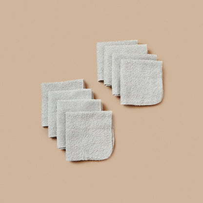 Juniors Solid Washcloth - Set of 8 - HomeBabyBath &amp; CareTowels