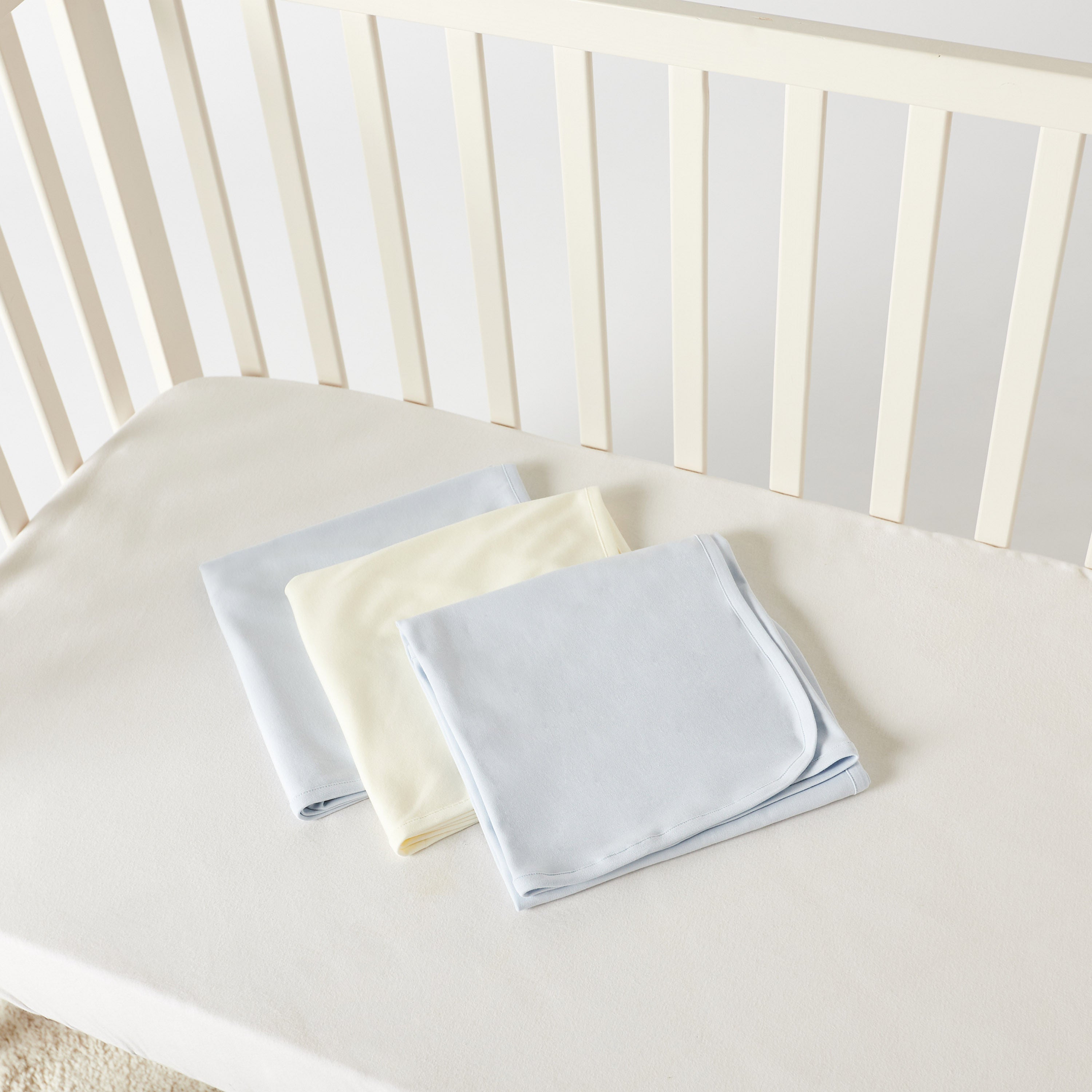Juniors Solid Receiving Blanket - Set of 3