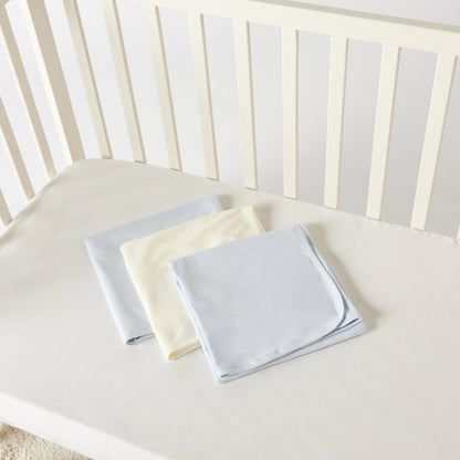 Juniors Solid Receiving Blanket - Set of 3