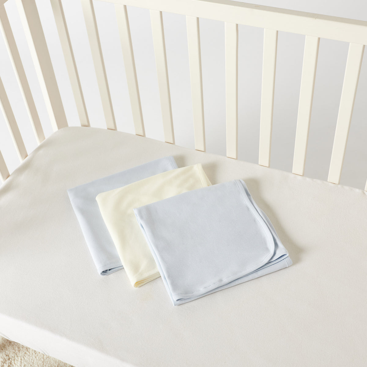 Juniors Solid Receiving Blanket - Set of 3