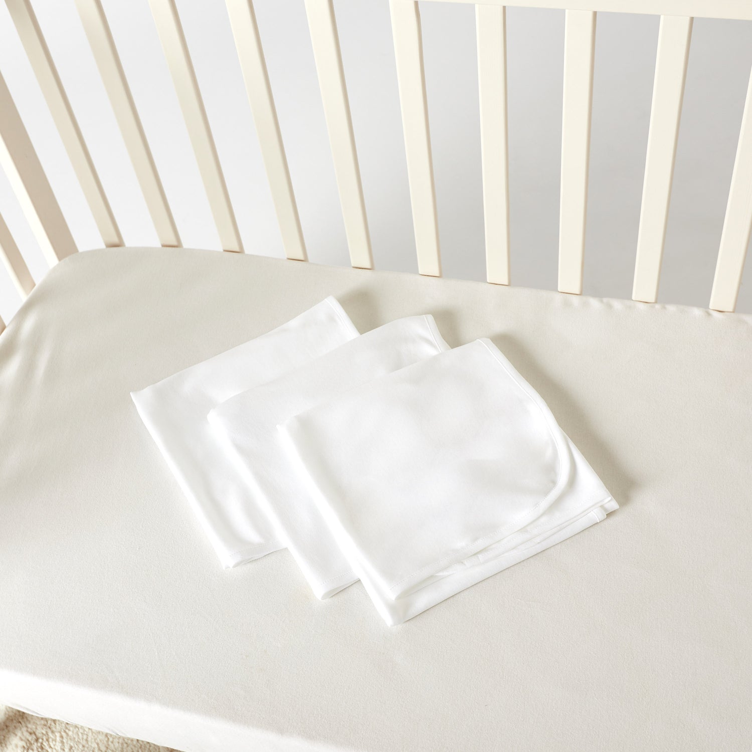 Juniors Solid Receiving Blanket - Set of 3