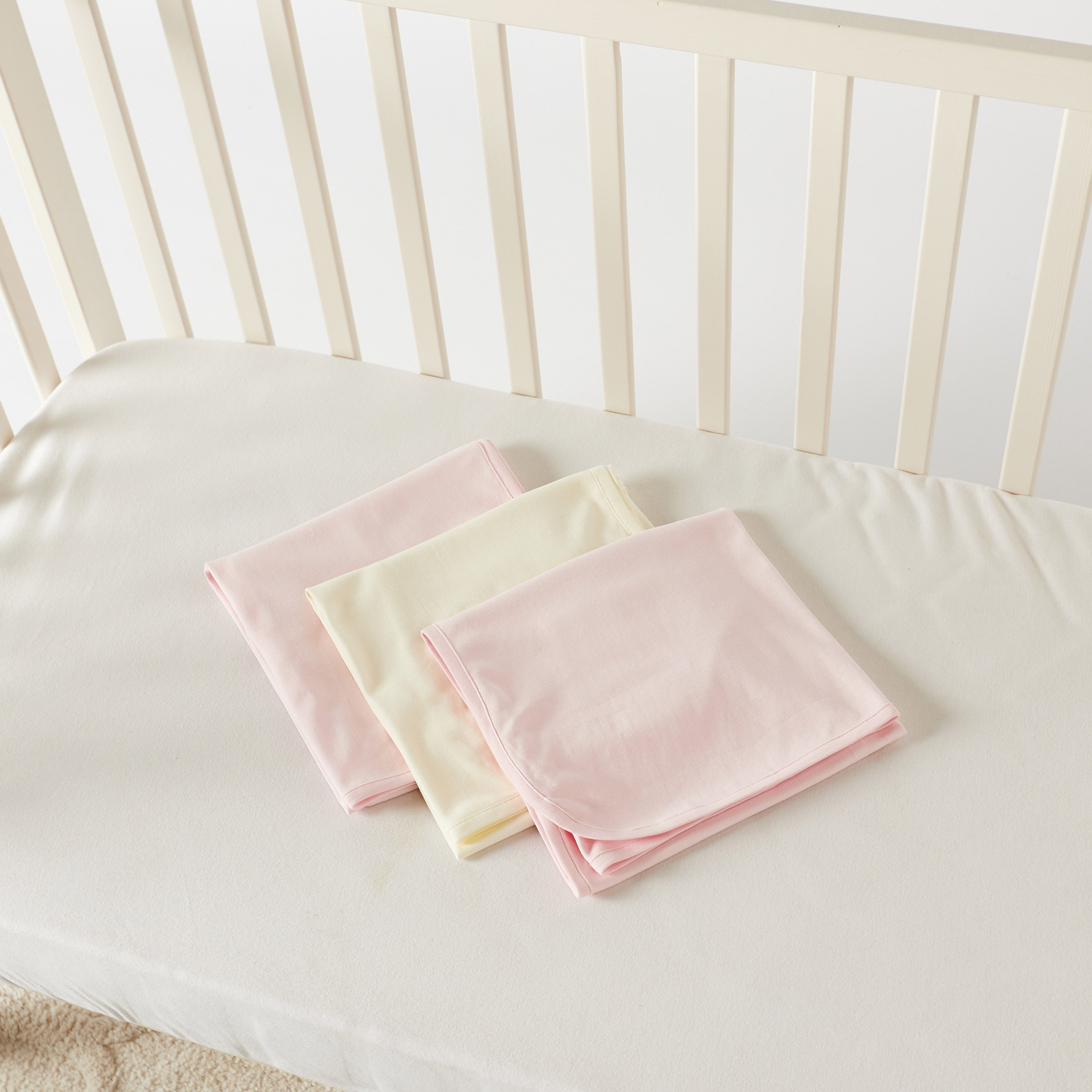 Juniors Solid Receiving Blanket - Set of 3