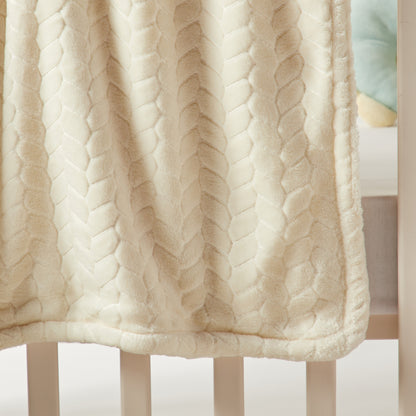 Juniors Textured Flannel Blanket - 76x102 cm
