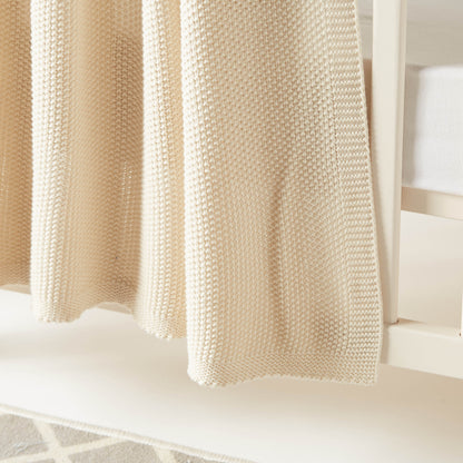 Juniors Solid Knitted Blanket - 100x80 cms
