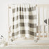 Juniors Striped Knitted Raschel Blanket with Pom Pom Detail - 100x80 cms - HomeBabyNurseryBlankets & SwaddlesBlankets & Quilts