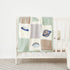 Juniors Patchwork Knit Raschel Blanket - 80x100 cm - HomeBabyNurseryBlankets & SwaddlesBlankets & Quilts