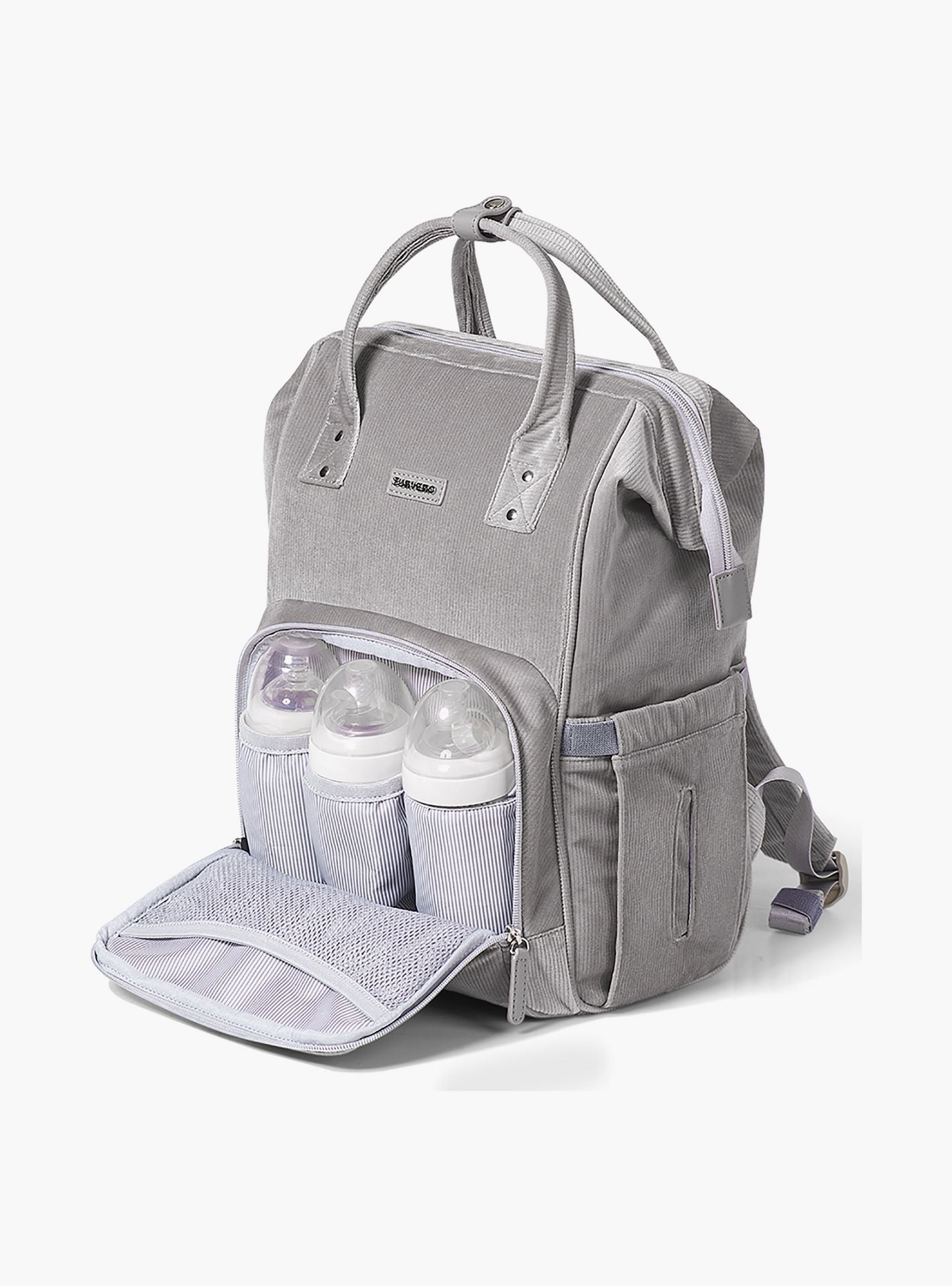 Sunveno Solid Corduroy Diaper Bag-baby-gear-diaperbags-image-1