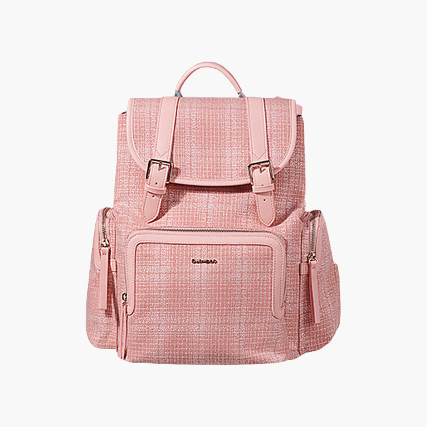 Sunveno Vouge Textured Diaper Bag - Pink