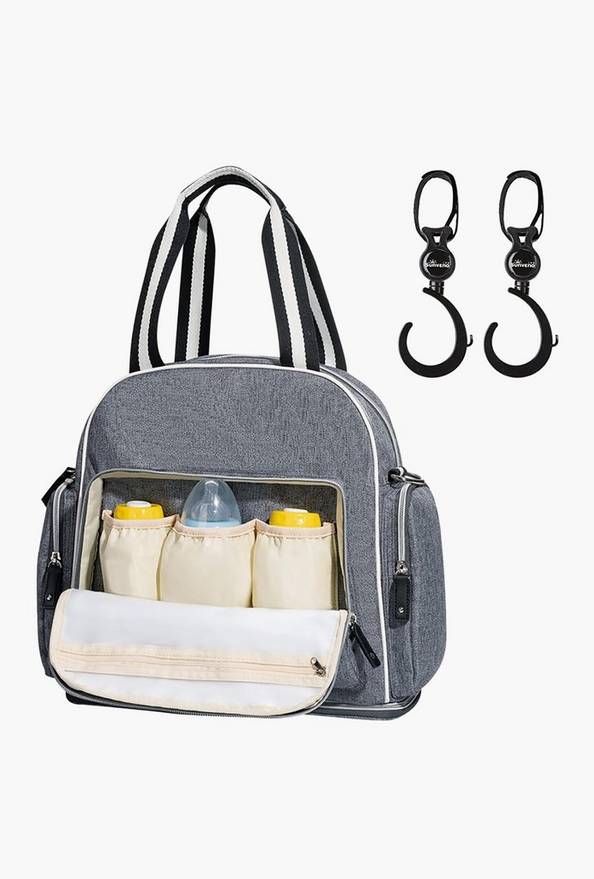 Sunveno Signature Maternity Diaper Bag with Stroller Hooks