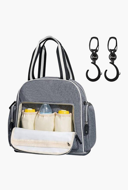 Sunveno Signature Maternity Diaper Bag with Stroller Hooks