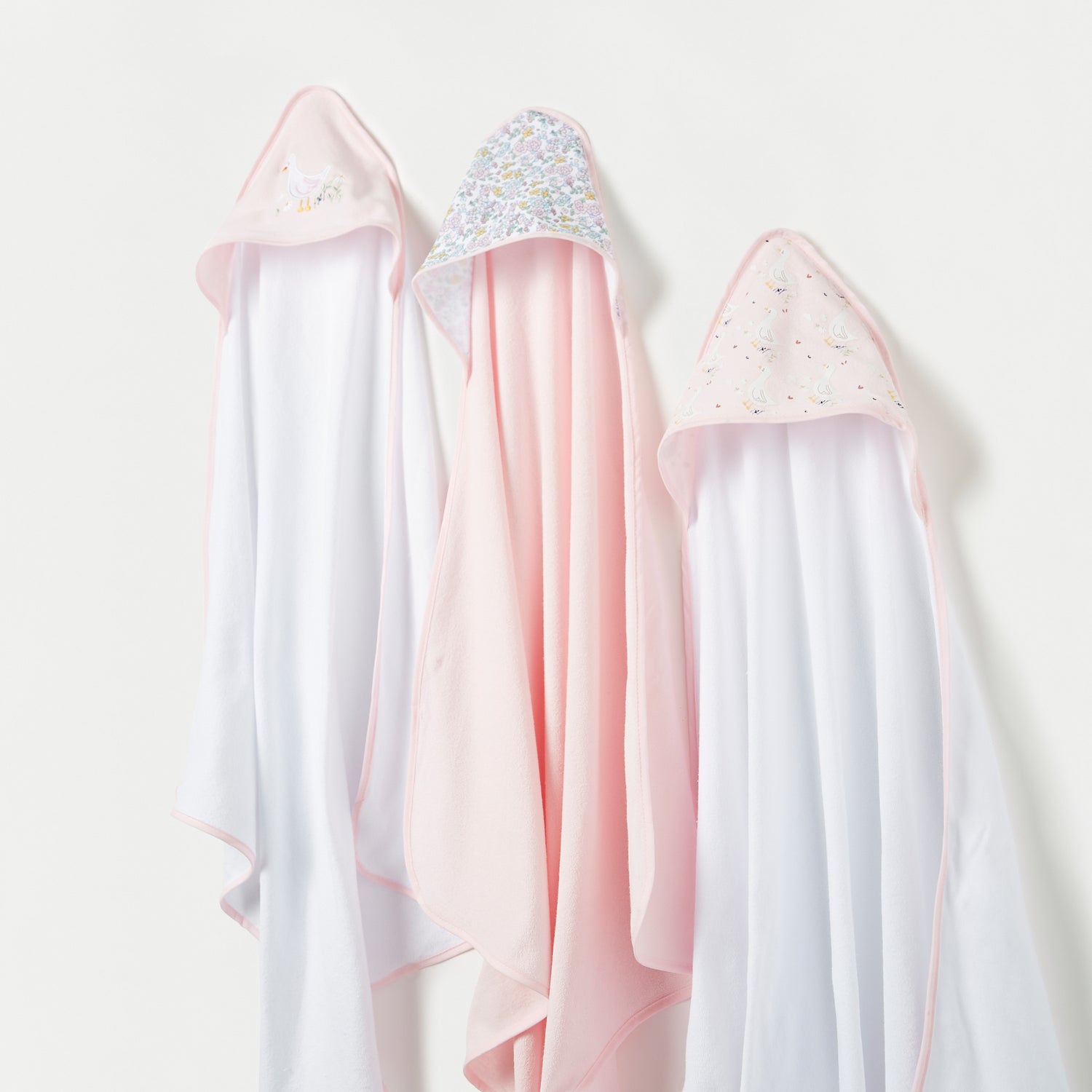 Juniors Embroidered Towel with Hood - Set of 3