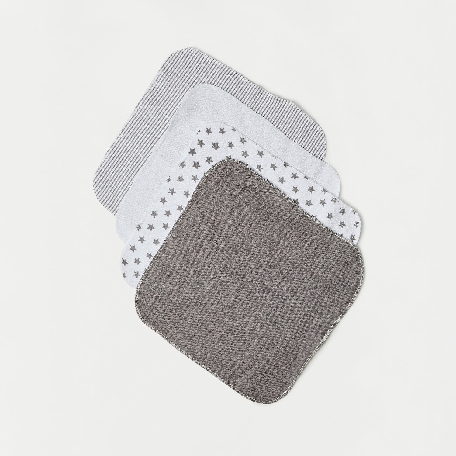 Juniors Printed Wash Cloth - Set of 10