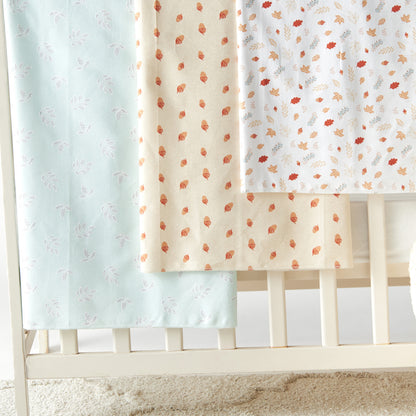 Juniors Printed 3-Piece Flannel Wrap Blanket - 75x75 cm