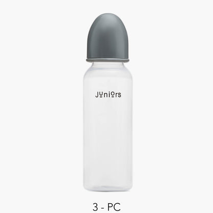 Juniors 3-Piece Medium Flow Feeding Bottle Set - 250 ml - Feeding