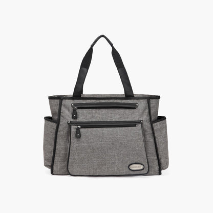 Little Story Betty Diaper Bag, Grey