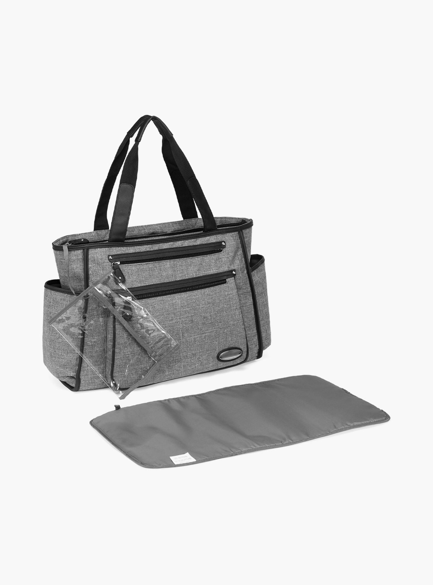 Little Story Betty Diaper Bag, Grey-baby-gear-diaperbags-image-2