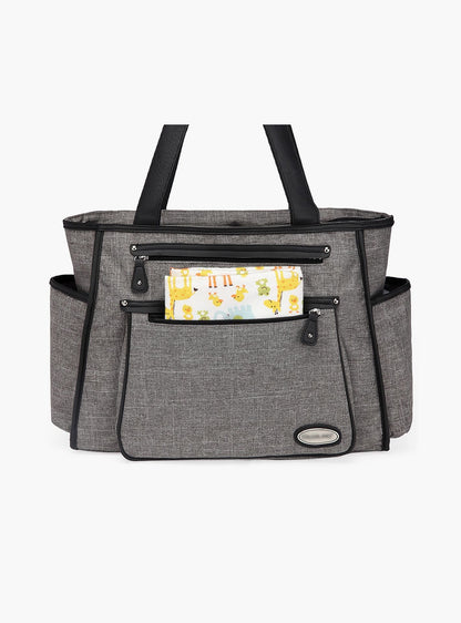 Little Story Betty Diaper Bag, Grey-baby-gear-diaperbags-image-5