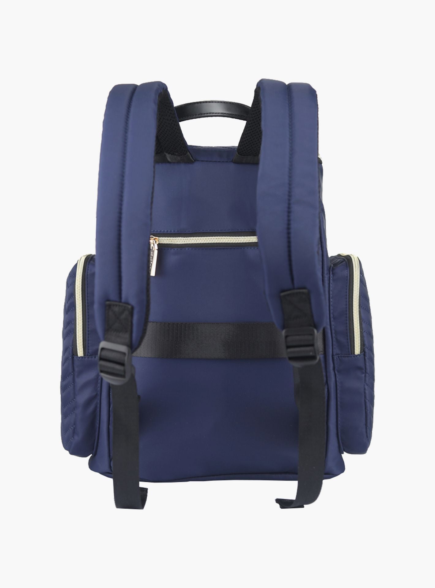 Little Story Georgia Diaper Bag With Changing Pad &amp; Stroller Hooks, Navy Blue-baby-gear-diaperbags-image-4