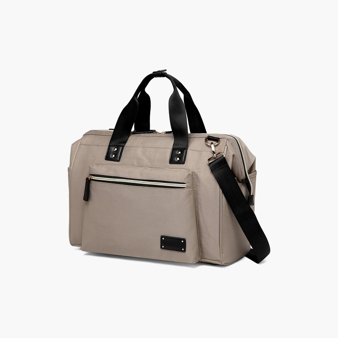 Little Story Zeera Mom Dad Diaper Bag, Beige