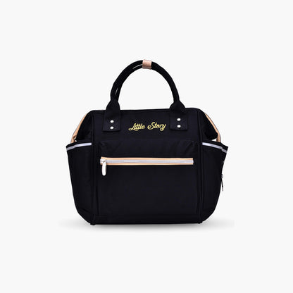 Little Story Ace Diaper Bag, Black - HomeBabyGearDiaper Bags