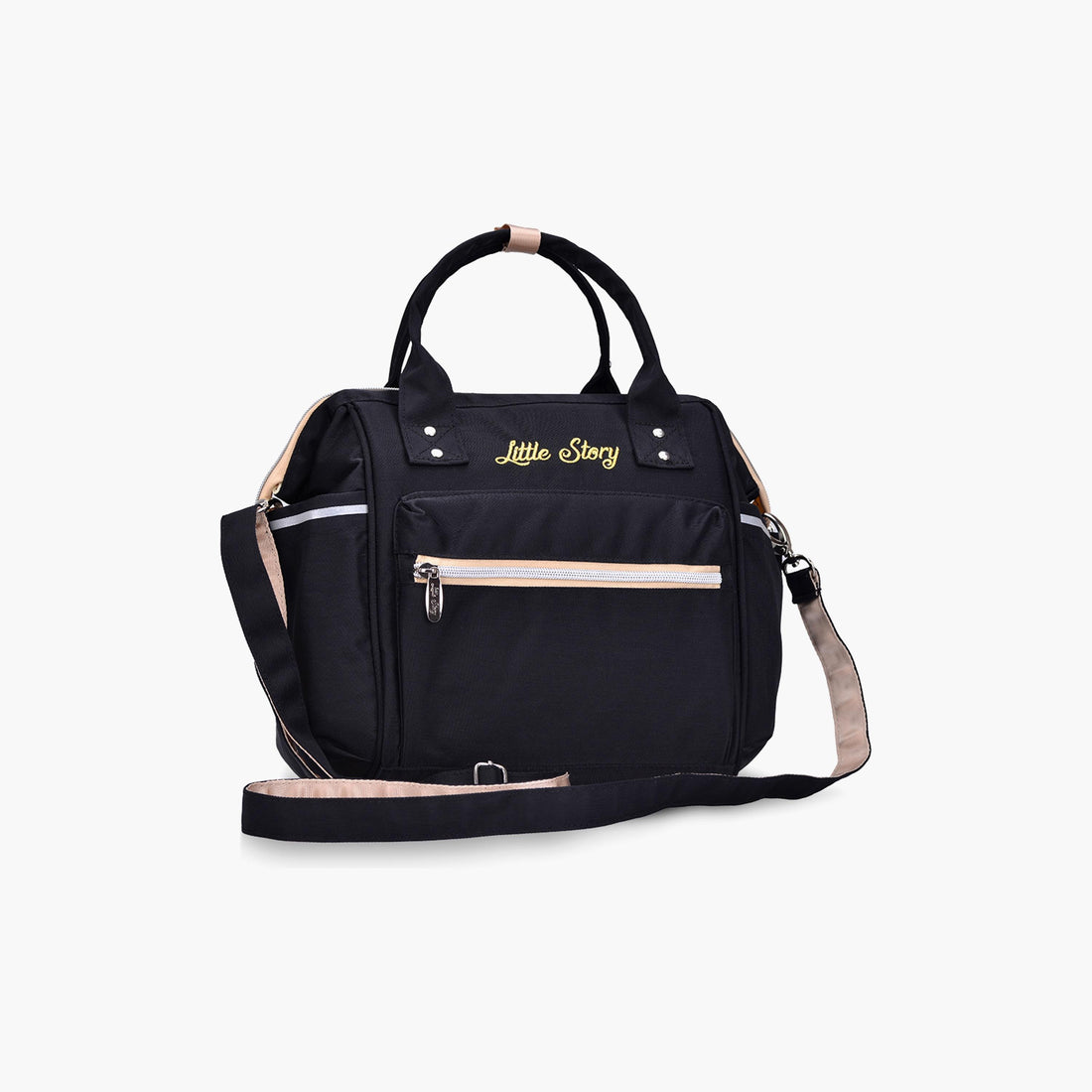 Little Story Ace Diaper Bag, Black