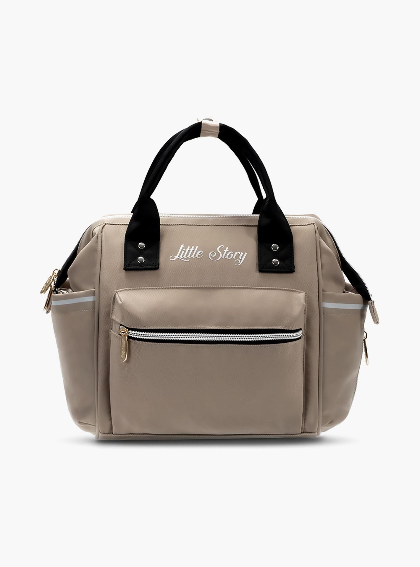 Little Story Ace Diaper Bag, Beige-baby-gear-diaperbags-image-1