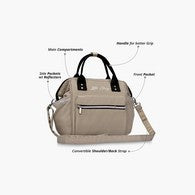 Little Story Ace Diaper Bag, Beige-undefined-image-1