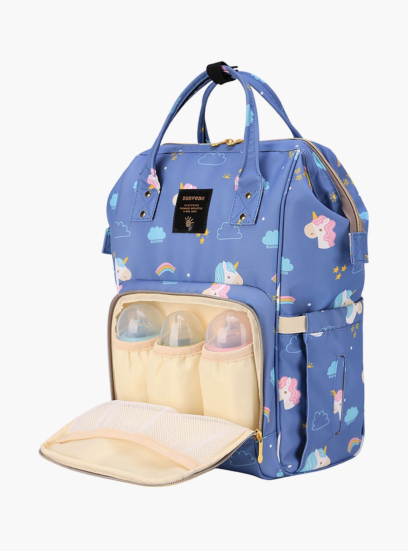 Sunveno Diaper Bag Unicorn XL With Sunveno Stroller Hooks-baby-gear-diaperbags-image-5