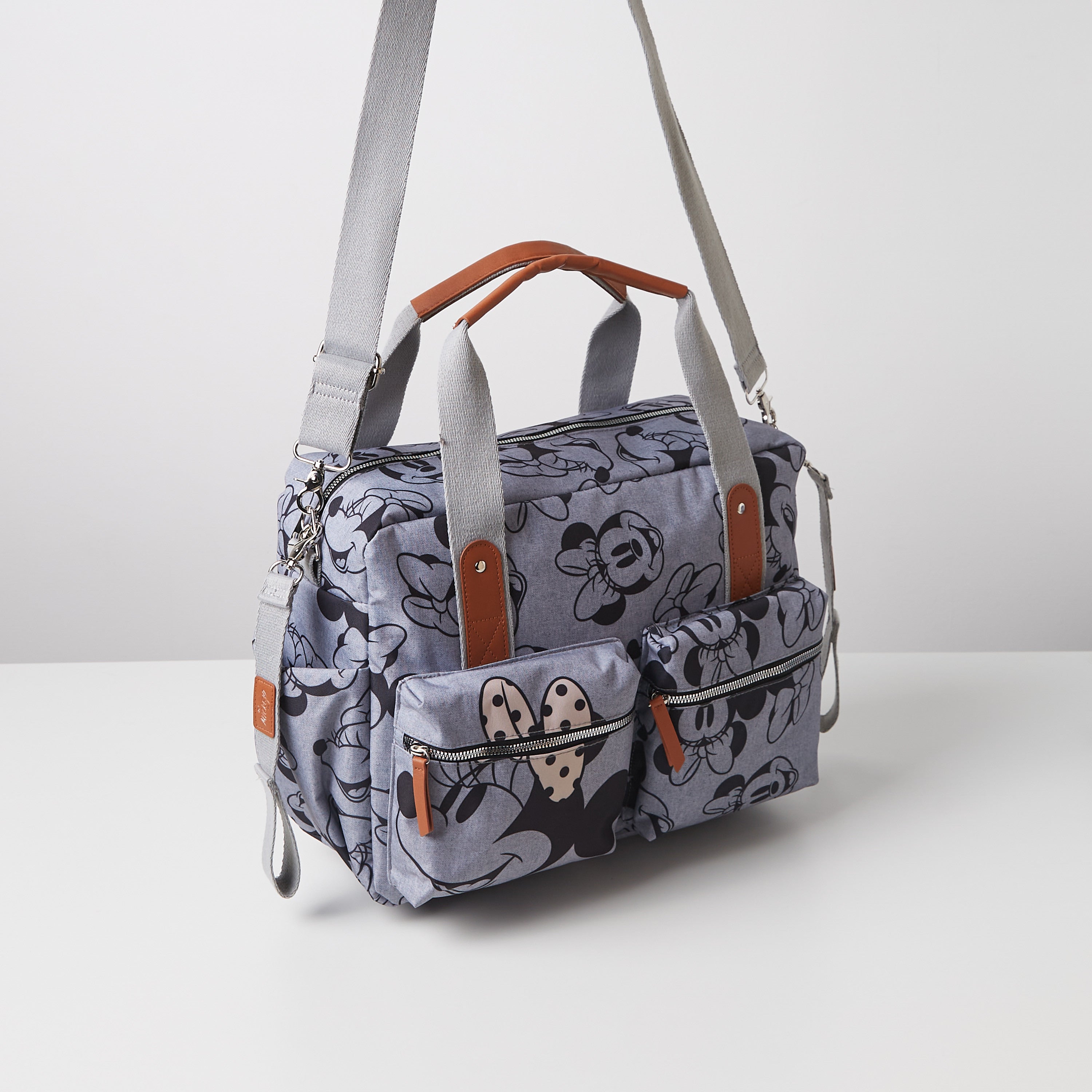 Disney All-Over Minnie Mouse Print Diaper Bag