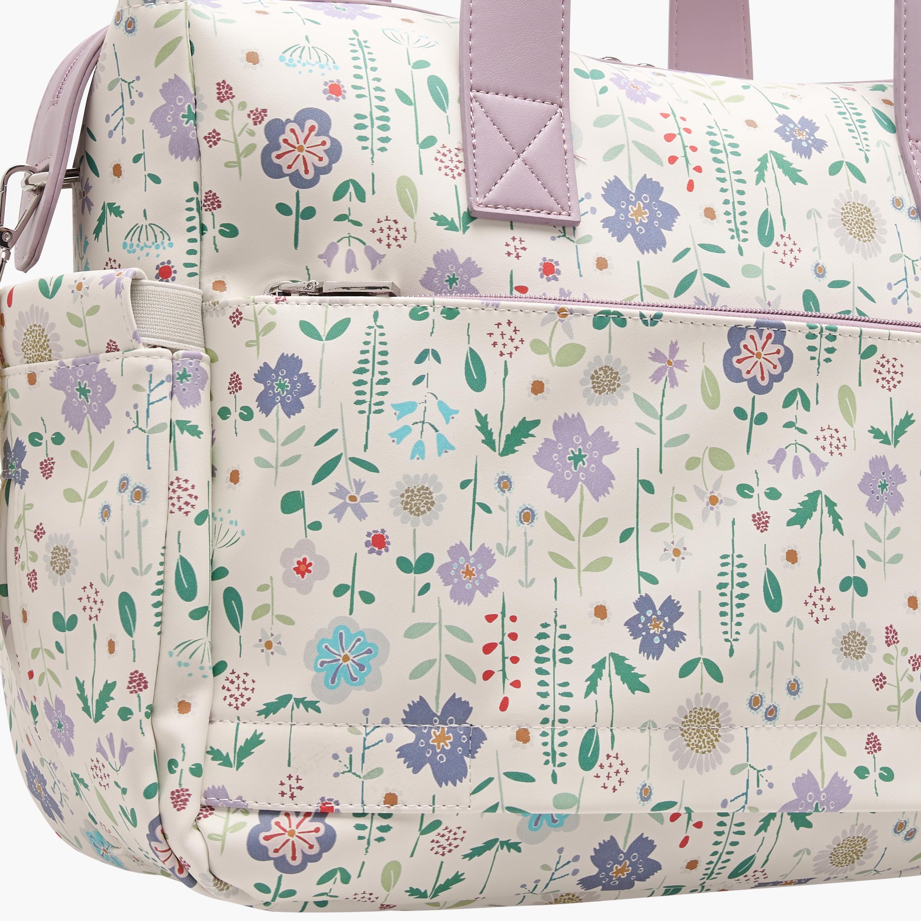 Giggles All-Over Floral Print Diaper Bag