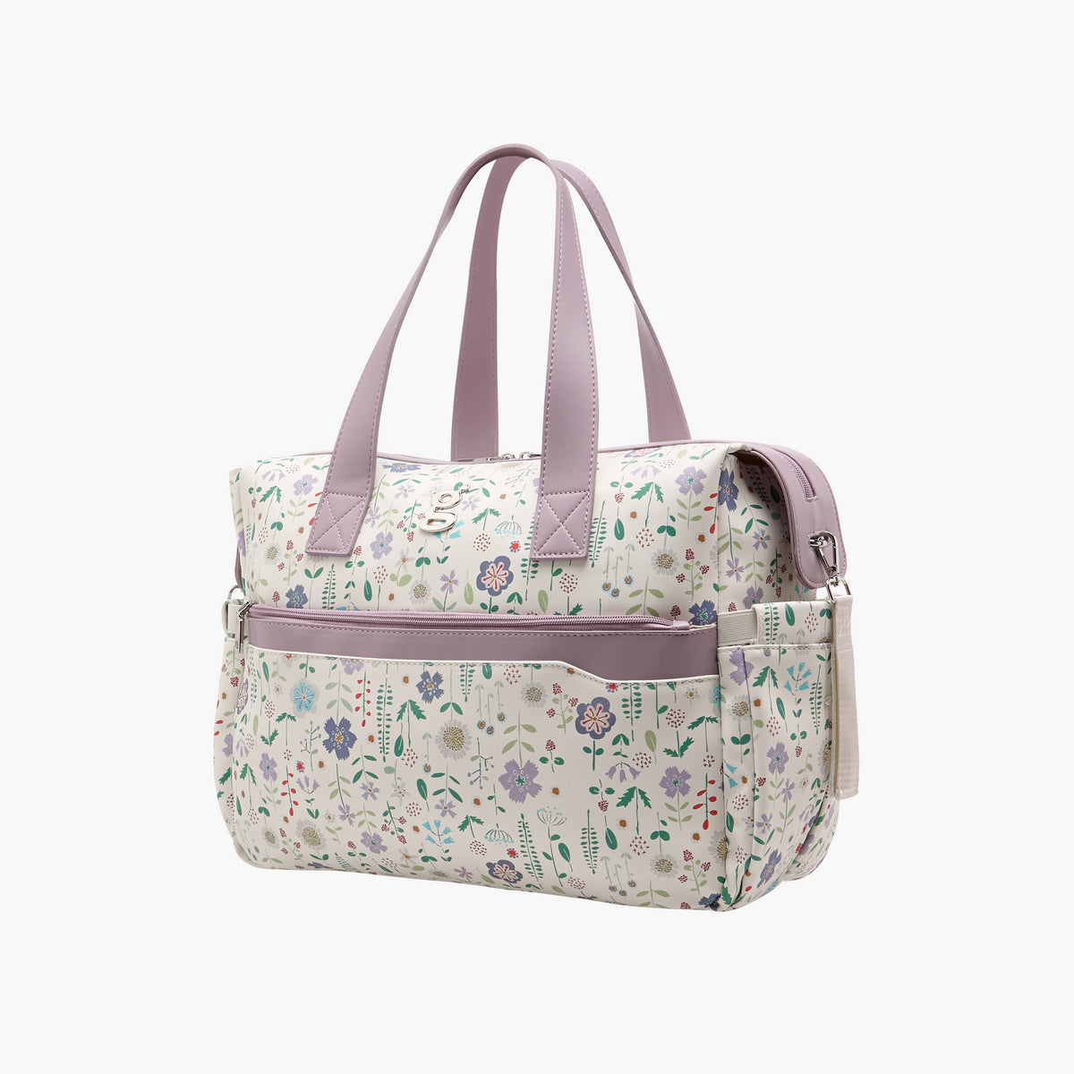 Giggles All-Over Floral Print Diaper Bag