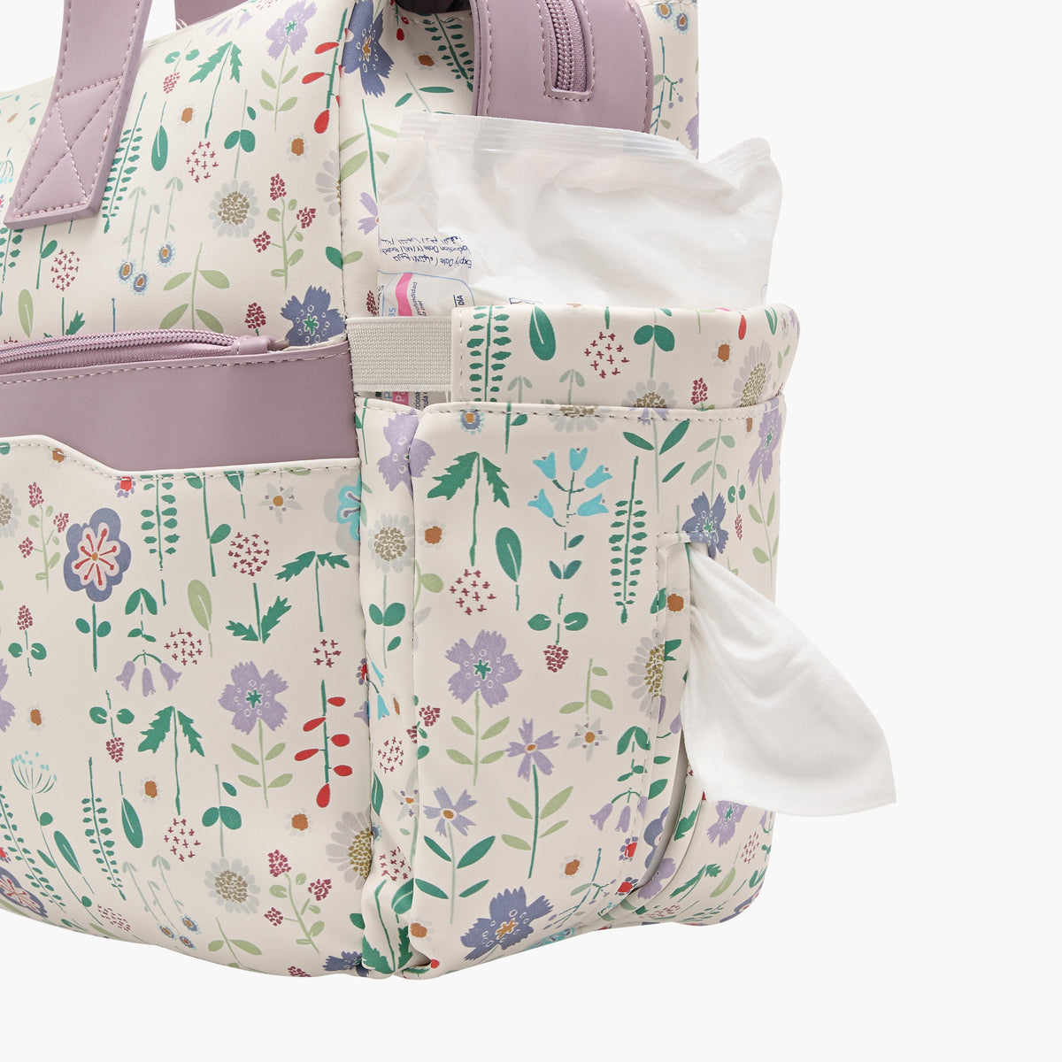 Giggles All-Over Floral Print Diaper Bag