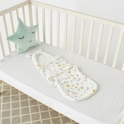 Juniors All-Over Bird Print Sleeping Bag with Wrap and Pillow - 0-6 months - HomeBabyNurseryBlankets &amp; SwaddlesSwaddles &amp; Sleeping Bags
