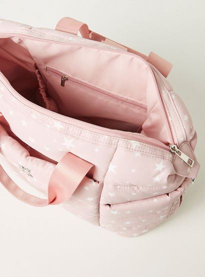 Giggles All-Over Star Print Padded Diaper Bag with Changing Mat-baby-gear-diaperbags-image-7