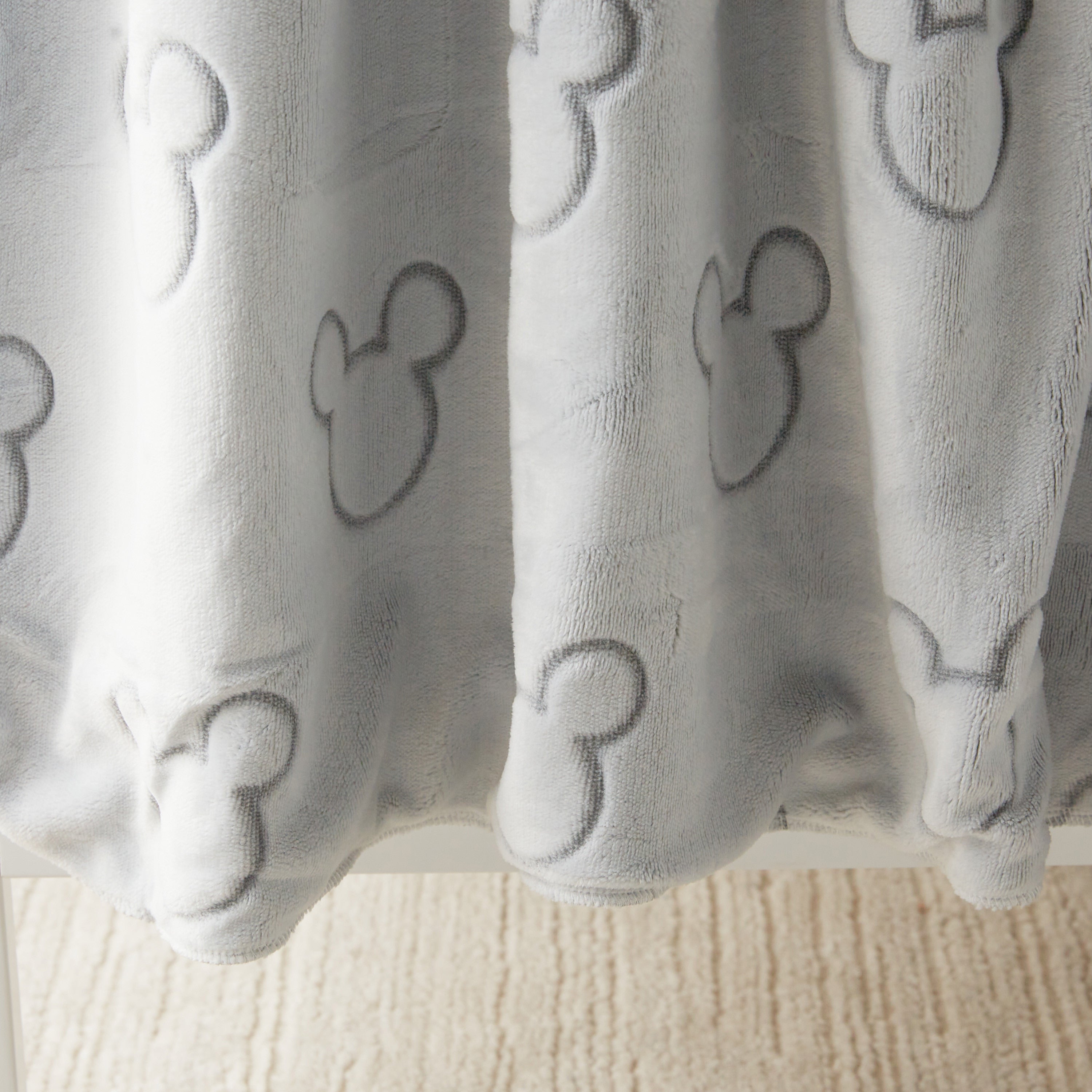 Disney Mickey Mouse Detail Flannel Fleece Blanket - 120x140 cm