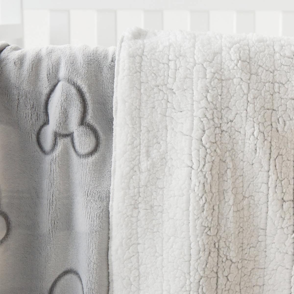 Disney Mickey Mouse Detail Flannel Fleece Blanket - 120x140 cm