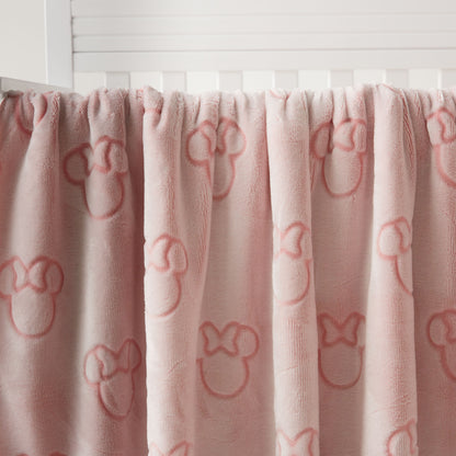 Disney Minnie Mouse Detail Flannel Fleece Blanket - 120x140 cm