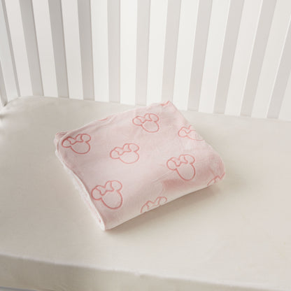 Disney Minnie Mouse Detail Flannel Fleece Blanket - 120x140 cm