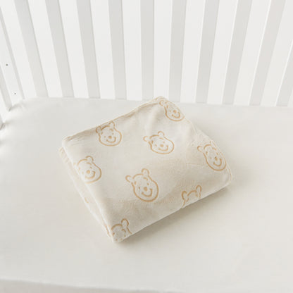 Disney Winnie-the-Pooh Detail Flannel Fleece Blanket - 120x140 cm