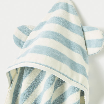 Juniors Striped Hooded Towel - 75x75 cm