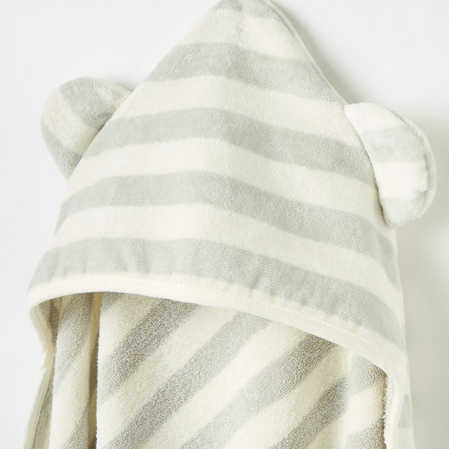 Juniors Striped Hooded Towel - 75x75 cm