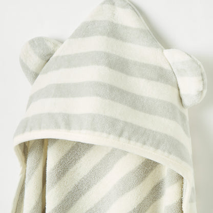 Juniors Striped Hooded Towel - 75x75 cm