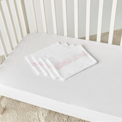 Juniors 4-Piece Printed Swaddle Wrap Set - 86x86 cm