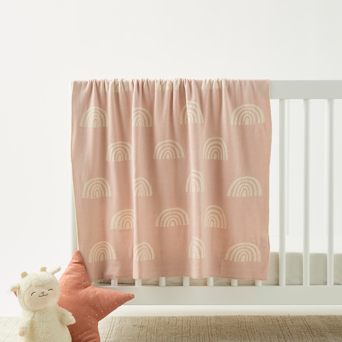 Juniors Ark Print Jacquard Throw - 80x100 cm - HomeBabyNurseryBlankets &amp; SwaddlesBlankets &amp; Quilts
