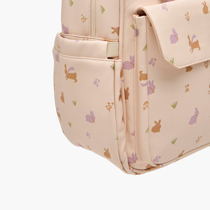 Giggles Printed Diaper Backpack with Adjustable Straps and Zip Closure