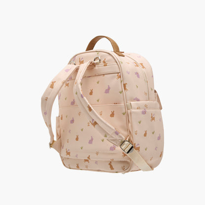 Giggles Printed Diaper Backpack with Adjustable Straps and Zip Closure
